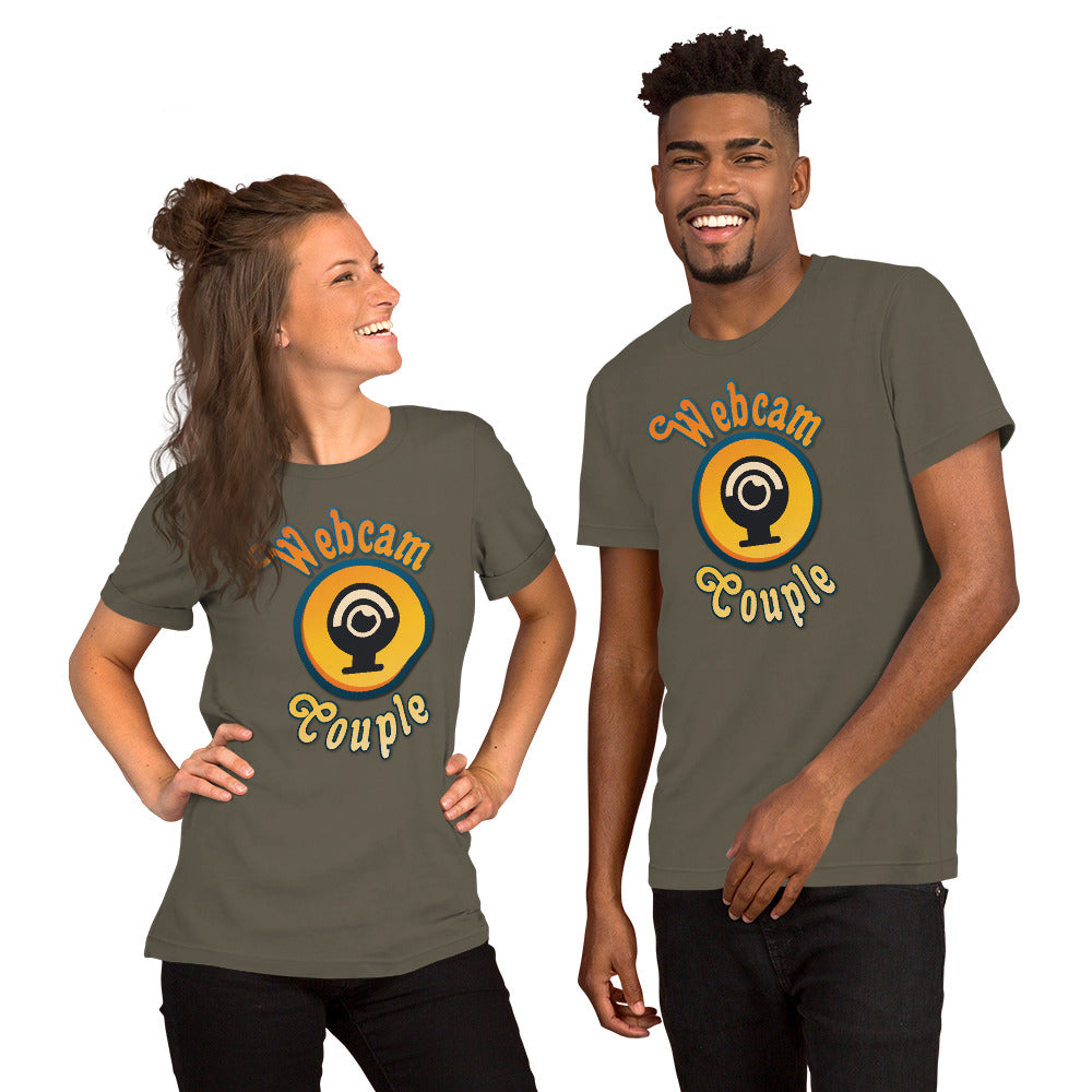 Webcam Couple Unisex t-shirt for Cam Models and Wanna Be Cam Models