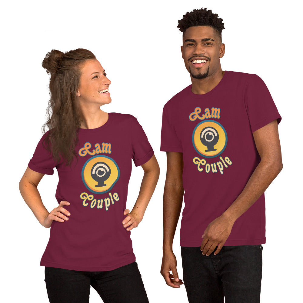 Cam Couple Unisex t-shirt for Webam Models and Wanna Be Cam Models