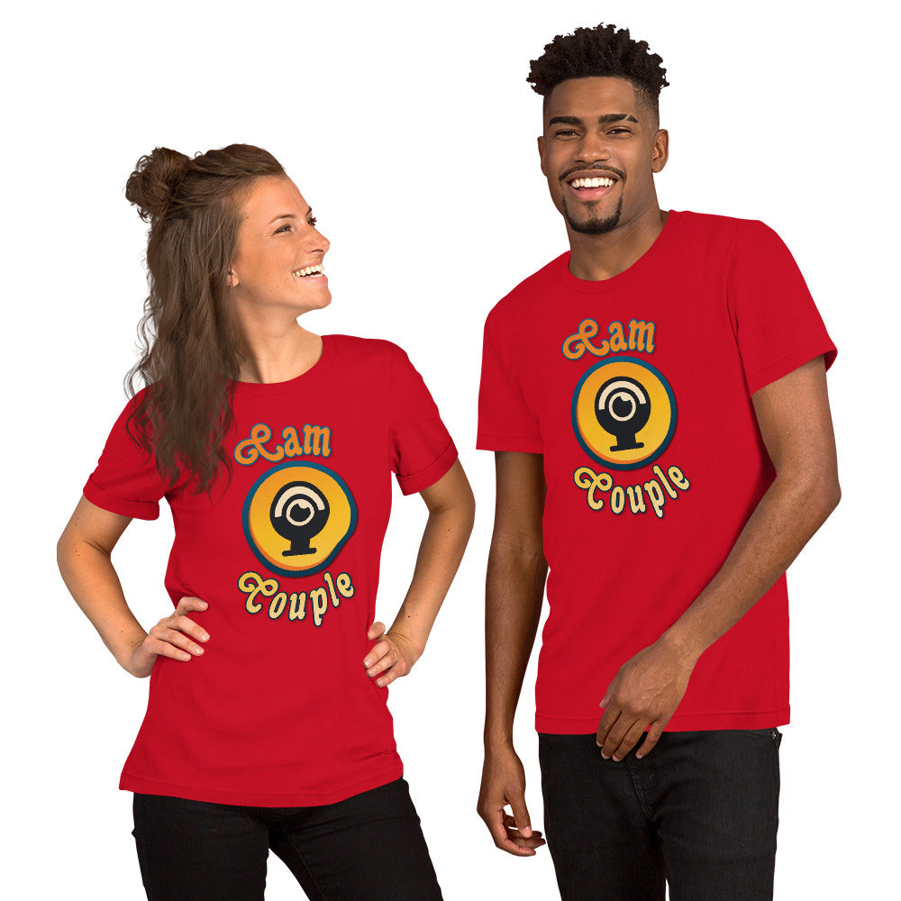 Cam Couple Unisex t-shirt for Webam Models and Wanna Be Cam Models